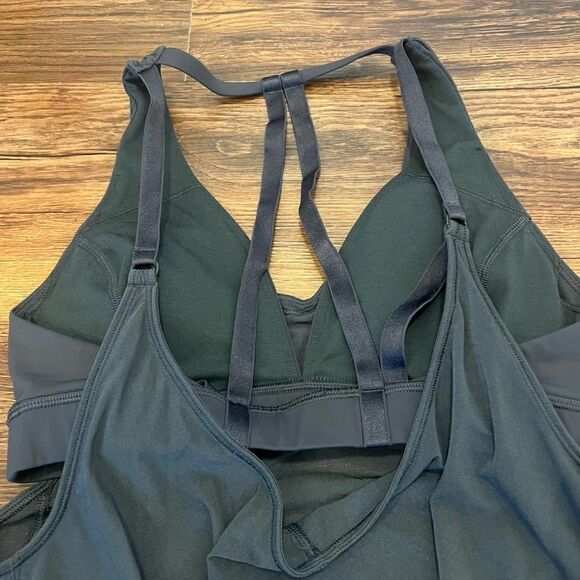 Lululemon Grey Workout Tank with Builtin Bra - Picture 6 of 8